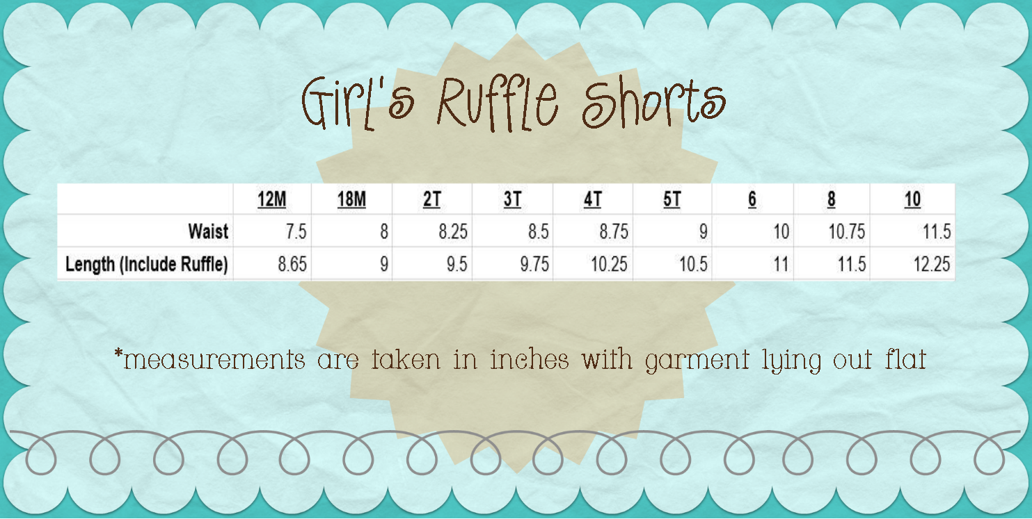 Girl\'s Striped Ruffle Shorts